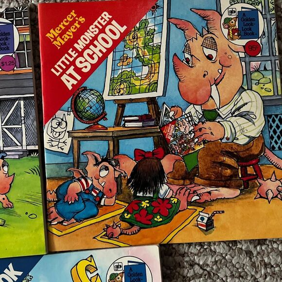 Mercer Mayer’s Little monsters book lot of 3 vintage children’s books - Picture 4 of 5